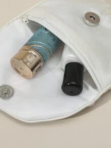 简约时尚休闲日常大容量零钱包 - 白色 - 查看 2