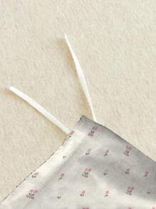 3入組/套花卉圖案被套1入組被套2入組枕套現代滌綸家居床上用品套裝 - 彩色 - 查看 6