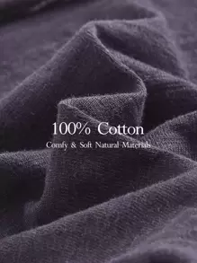 天然舒適又輕盈的棉質鬆身拖地裙 - 黑色 - 黑色 - 查看 3