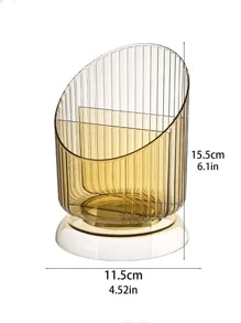 Reusable Multifunctional Makeup Organizer, 1pc Plastic Makeup Organizer For Home - Green - View 2