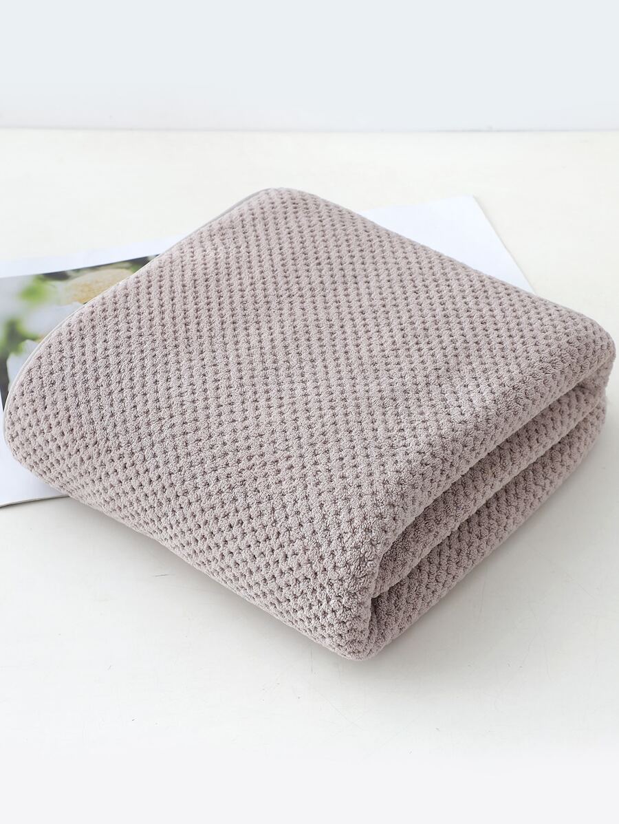 1 chiếc khăn tắm lớn dày dặn, thấm hút tốt, mềm mại, chất liệu dệt kim, thích hợp cho phòng tắm gia đình, trang trí nhà cửa, mùa tựu trường, tiệm làm đẹp, khăn tắm cho phòng tắm gia đình, khách sạn, thể thao, đồ dùng thiết yếu tại nhà, khăn tắm, khăn tắm chăm sóc da. - màu nâu - Xem 1