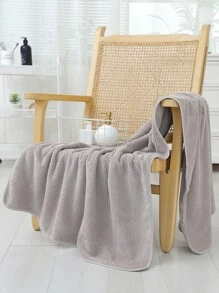 1 chiếc khăn tắm lớn dày dặn, thấm hút tốt, mềm mại, chất liệu dệt kim, thích hợp cho phòng tắm gia đình, trang trí nhà cửa, mùa tựu trường, tiệm làm đẹp, khăn tắm cho phòng tắm gia đình, khách sạn, thể thao, đồ dùng thiết yếu tại nhà, khăn tắm, khăn tắm chăm sóc da. - màu nâu - Xem 7
