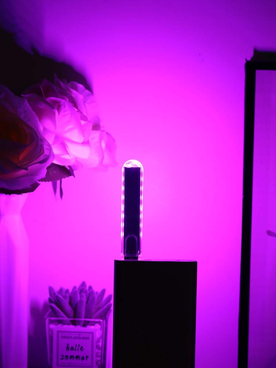 1 件便携式 8 LED USB 夜灯、室内外旅行 USB 照明、植物生长照明、卧室氛围夜灯