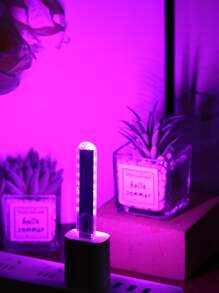 1 件便携式 8 LED USB 夜灯、室内外旅行 USB 照明、植物生长照明、卧室氛围夜灯