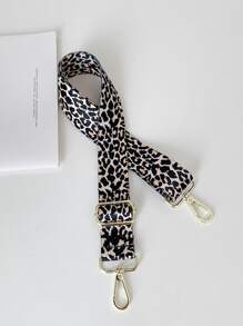 時尚豹紋加寬肩帶可調節舒適背包帶 - 彩色 - 查看 1