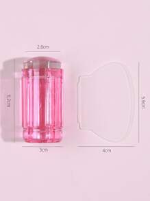 Bộ 2 dụng cụ cạo silicon dập nổi dùng cho nghệ thuật vẽ móng kiểu Pháp kèm dụng cụ cạo trong suốt bằng silicon in chuyển nhiệt Dụng cụ làm móng, Đồ dùng làm móng, Dụng cụ làm móng, Dụng cụ vẽ móng, Trở lại trường, Móng tay, Dụng cụ làm móng để ấn lên móng tay - Bụi hồng - Xem 6