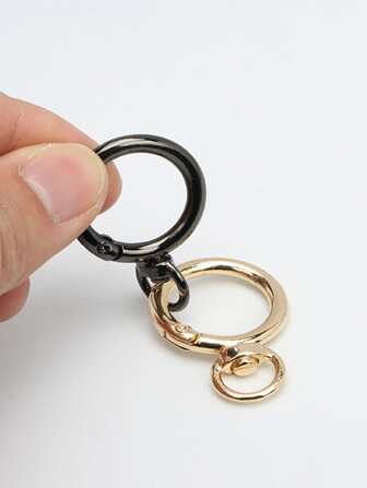 2 sztuk/zestaw Diy Łańcuszek do torby Pasek na ramię Klamra Pierścień sprężynowy Karabińczyk