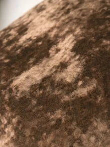 1 Vỏ Gối Nhung Dập Nổi Màu Nâu Nhạt - màu nâu - Xem 3