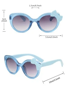 3副小女童心形框架休閒太陽眼鏡 - 彩色 - 查看 4