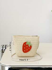 Torby dziecięce na długim pasku Owoce i warzywa Torebka z uchwytem górnym