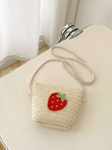 Torby dziecięce na długim pasku Owoce i warzywa Torebka z uchwytem górnym