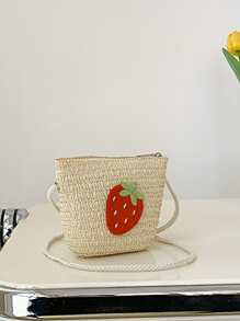 Torby dziecięce na długim pasku Owoce i warzywa Torebka z uchwytem górnym