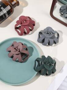 4pcs Women Minimalist Casual Hair Claw, For Daily Life Claw Clips Hair Clips Hair Jaw Clip Hair Clamps Hair Clutch Hair Catcher Clip, School Stuff, College Fall Winter Hair Accessories For Women For Vacation Outfits Woman