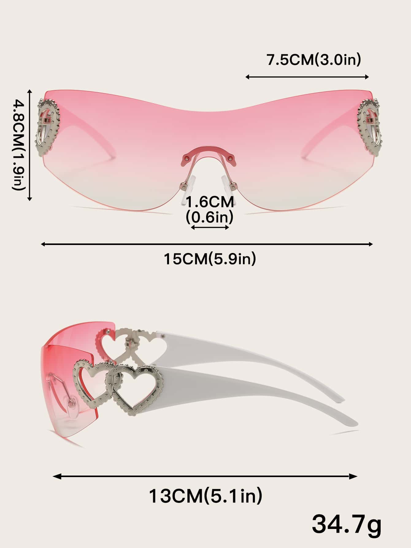 Herz Sonnenbrillen Set 10 Stück - Bunt Für Party & Festival