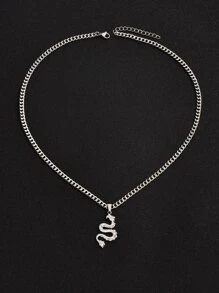 1入組龐克中國龍吊墜項鍊適合男士日常裝飾,不銹鋼首飾類