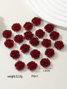 20pcs/Set Creative Rose Design DIY Jewelry Accessory For Women For DIY Jewelry Making Valentines