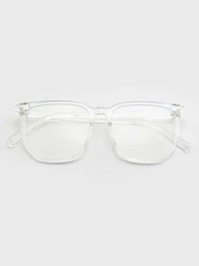 1 cặp kính mát gọng hình học cho phụ nữ, kính mắt thường ngày, phụ kiện cho cuộc sống hàng ngày dành cho phụ nữ - Trong sáng - Xem 5