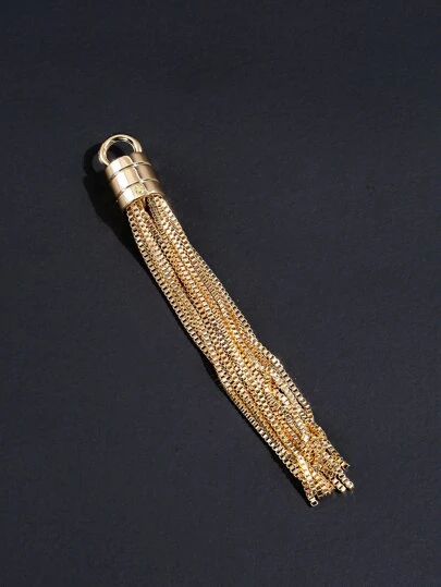 Tassel Detail Metal Part Gold Bag Accessories DIY Accessories Replacement Reusable Bag Accessories Handbag Tote Bag Backpack Key Lanyard