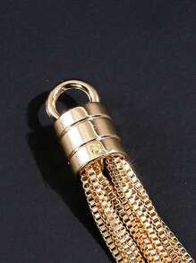 Tua chi tiết Phần kim loại Vàng Cái túi Phụ kiện DIY Phụ kiện Thay thế Có thể tái sử dụng Cái túi Phụ kiện Túi xách tay Túi tote Ba lô Chìa khóa Dây buộc - Vàng - Xem 2