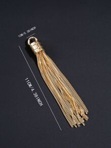 Tua chi tiết Phần kim loại Vàng Cái túi Phụ kiện DIY Phụ kiện Thay thế Có thể tái sử dụng Cái túi Phụ kiện Túi xách tay Túi tote Ba lô Chìa khóa Dây buộc - Vàng - Xem 3