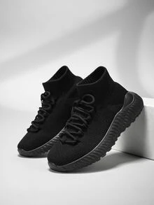 男孩極簡透氣前繫帶運動戶外運動鞋