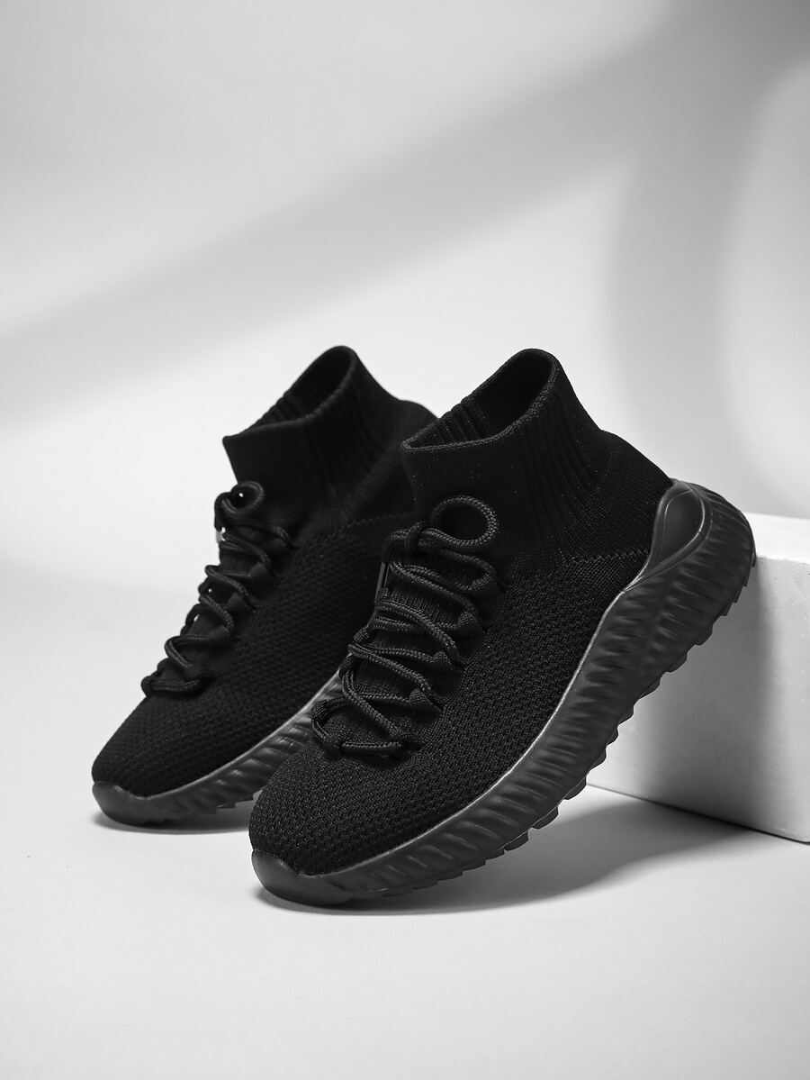 男孩極簡透氣前繫帶運動戶外運動鞋