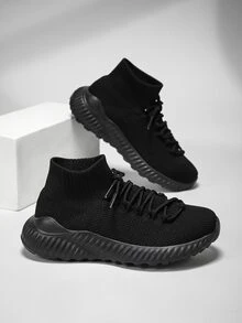 男孩極簡透氣前繫帶運動戶外運動鞋