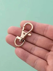 6入組扳機彈簧鉤五金配件金屬DIY手提包 - 金色 - 查看 3