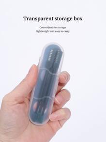 3旋轉墨綠色360度修毛雙頭鼻毛刀