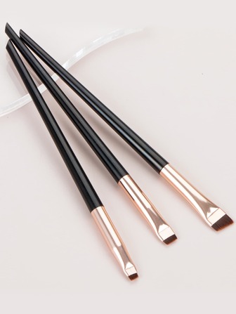 3pcs Makeup Brush Set, Blade Eyeliner Brush Fine Oblique Head Eyebrow Brush Outline Eyeliner Ultra-Thin Eye Shadow Brush Makeup Brush,Brush Set,Makeup Brush Kit,Make Up Brush Set,Make Up Set Complete,Makeup Brush Set,Complete Makeup Kit,Brush Kit,Brushes Makeup Set,Makeup Gift Set,Set