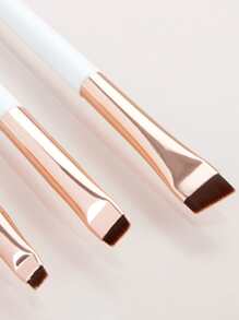 3pcs Makeup Brush Set, Blade Eyeliner Brush Fine Oblique Head Eyebrow Brush Outline Eyeliner Ultra-Thin Eye Shadow Brush Makeup Brush