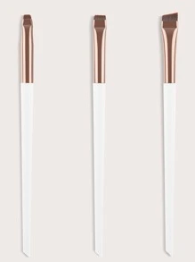 3pcs Makeup Brush Set, Blade Eyeliner Brush Fine Oblique Head Eyebrow Brush Outline Eyeliner Ultra-Thin Eye Shadow Brush Makeup Brush