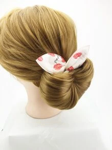 1pc Hairdressing Rabbit Ears, Hairport Hair Tool, Ball Buds, Buds, Head Plate Hairport Hair Sticks - Multicolor - View 1