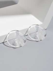 Foot care 矽膠涼鞋人字拖人字拖腳趾保護器，2入組前腳墊，抗磨損透明插入鞋墊，鞋墊，自粘腳球墊，拖鞋腳趾分離器墊 - 無色 - 查看 2