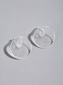 Foot care 矽膠涼鞋人字拖人字拖腳趾保護器，2入組前腳墊，抗磨損透明插入鞋墊，鞋墊，自粘腳球墊，拖鞋腳趾分離器墊 - 無色 - 查看 6