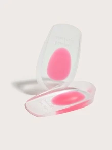 Almohadillas para talón de gel de silicona, 1 par de elevadores de talón, inserciones de cuña para zapatos, plantillas de cojín cómodas para mujeres/hombres, soporte cómodo para el talón - Multicolor - Ver 3