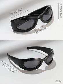 1 cặp kính nam quấn thời trang, dùng ngoài trời - màu đen - Xem 4