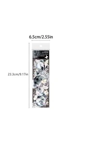 have a good day 2 miếng dán hình mặt trăng và bướm ngẫu nhiên - Nhiều màu - Xem 9