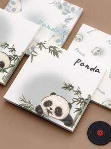 1pc 50 Sheets Each Cute Cartoon Panda Sticky Notes 3.15*3.15 Inch - Multicolor - View 5