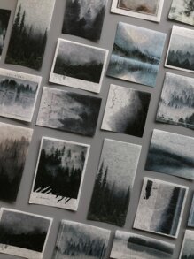 1 Pack (50pcs) / 2 Packs Combo (50pcs + 38pcs) Mystical Forest Creative Stickers For Scrapbooking, Kid Stickers, Fresh Decorative Stickers,School Supplies,Back To School - Multicolor - View 10