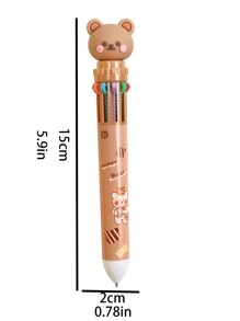 1 pieza Bolígrafo con diseño de oso al azar - Multicolor - Ver 3