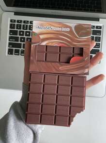 1pc Chocolate Shaped Memo Pad - Chocolate Brown - View 1