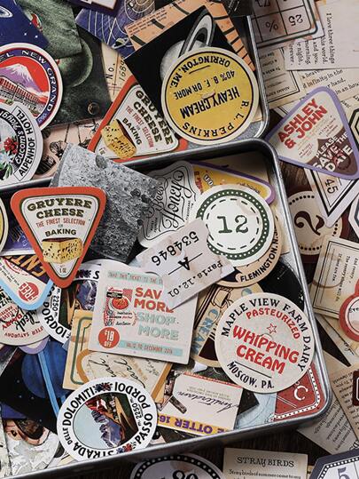 24張字母圖形貼紙