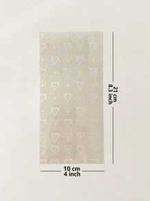 6 piezas Pegatina con patrón mixto transparente - Multicolor - Ver 8