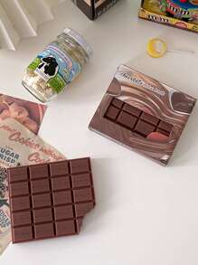 1pc Chocolate Shaped Memo Pad - Chocolate Brown - View 6