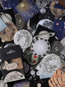 46張銀河圖案貼紙 - 彩色 - 查看 1