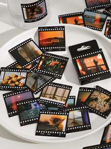 46 cái Phong cảnh Mô hình Sticker - Nhiều màu - Xem 1