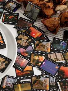 46 cái Phong cảnh Mô hình Sticker - Nhiều màu - Xem 3