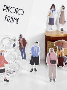 40入組人像圖案隨機貼紙 - 彩色 - 查看 3