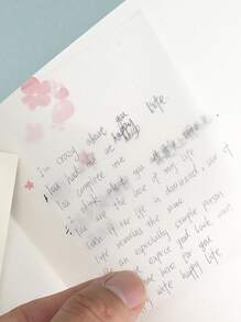 1pc Clear Sticky Note - Clear - View 5